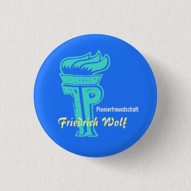 Pionierdesign DDR 1 Inch Round Button (Front)
