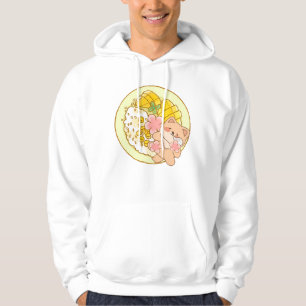 Piou the Shiba: Kawaii Mango Sticky Rice Feast Hoodie