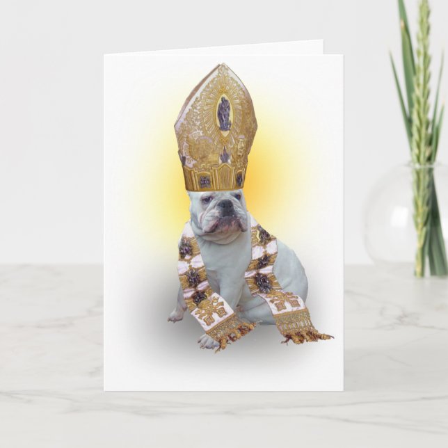 Pious Bulldog Card (Front)