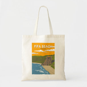 Pipa Beach Brazil Travel Art Vintage Tote Bag