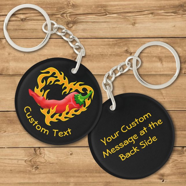 Pipe avec Flame Heart Keychain (Créateur téléchargé)