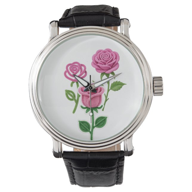 Pipe Cleaner Flower Watch (Front)