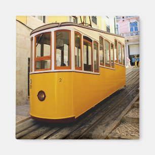 Pipe Funicular railway, Lisbon, Portugal Magnet