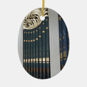 Pipe organ ceramic ornament