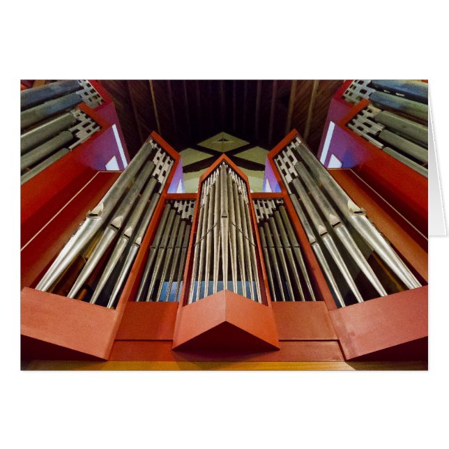 Pipe organ, Christchurch (Front Horizontal)
