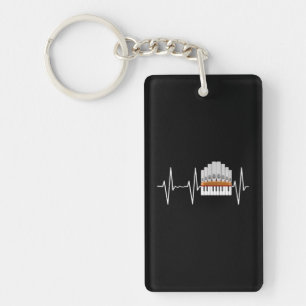 Pipe Organ Church Organist Orchestra Donor Keychain