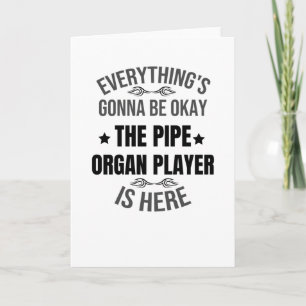 Pipe Organ Gifts   Pipe Organ Player Gifts Card