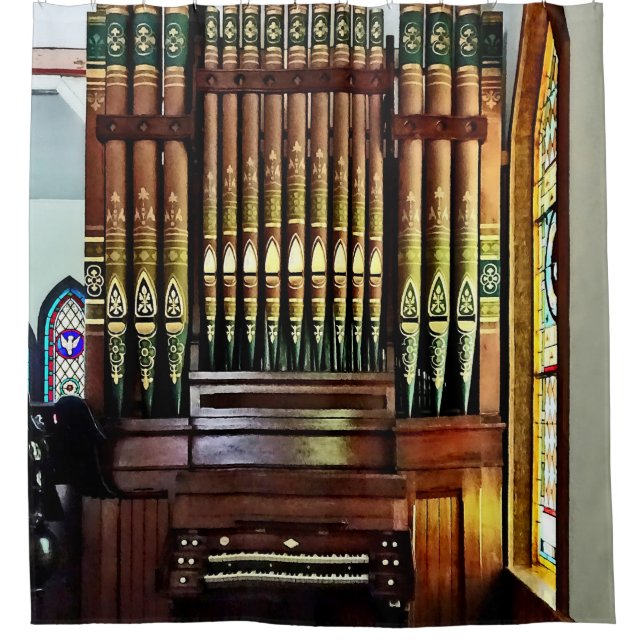 Pipe Organ In Church (Front)