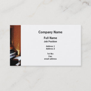 Pipe Organ in Living Room Business Card