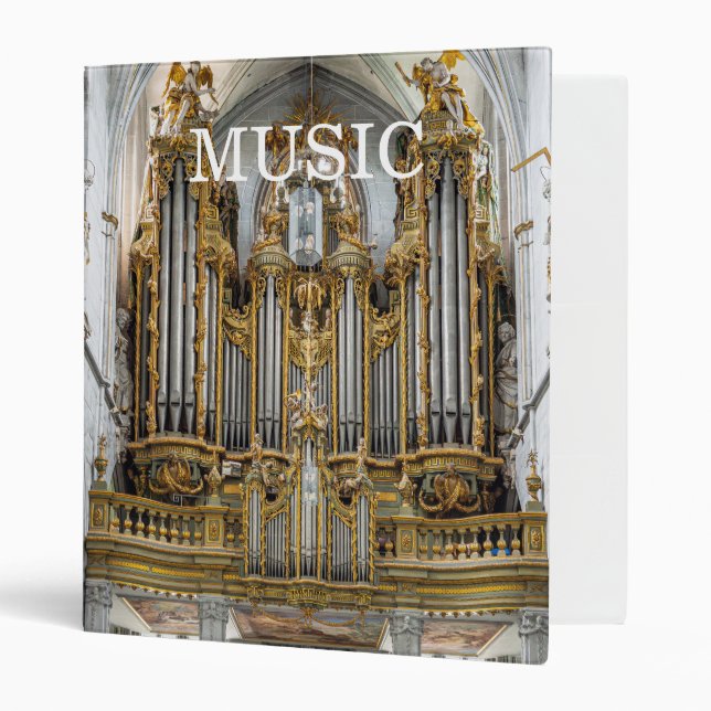 Pipe organ in Salem Abbey Binder (Front/Inside)