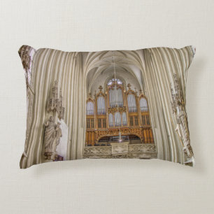 Pipe Organ Maria Am Gestade Decorative Pillow