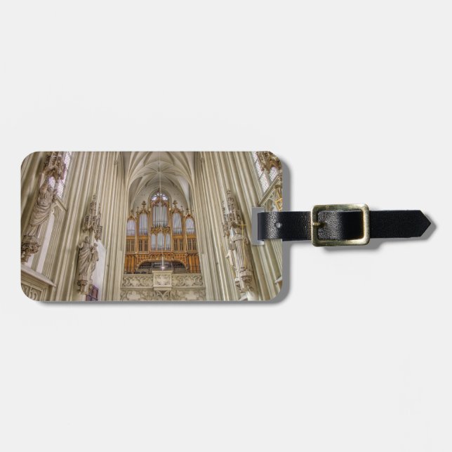Pipe Organ Maria Am Gestade Luggage Tag (Front Horizontal)