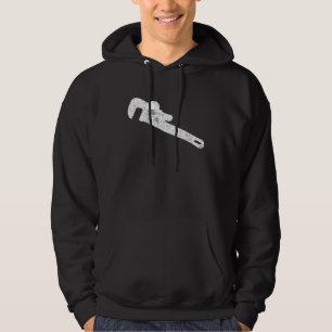 Pipe Wrench Pipe Fitter Plumber Plumbing Hoodie