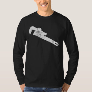 Pipe Wrench Pipe Fitter Plumber Plumbing T-Shirt