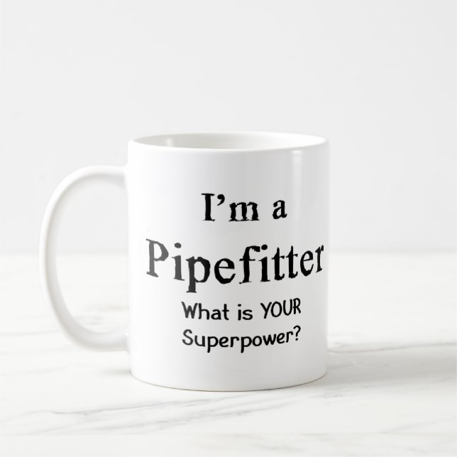 pipefitter  coffee mug (Left)