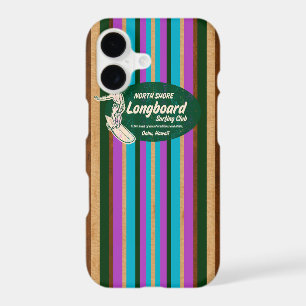 Pipeline Surfboard Hawaiian Stripes Purple