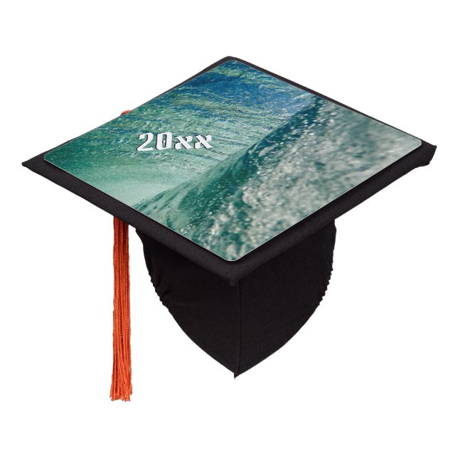 Pipeline Wave Graduation Cap Topper (Angled)