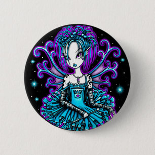 Piper Dragonfly TuTu Fairy Button