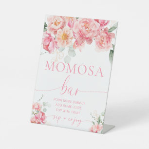 Piper Floral Baby Shower Momosa Bar Sign
