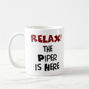 piper is here coffee mug