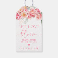 Piper Peony Floral Let Love Bloom Favour