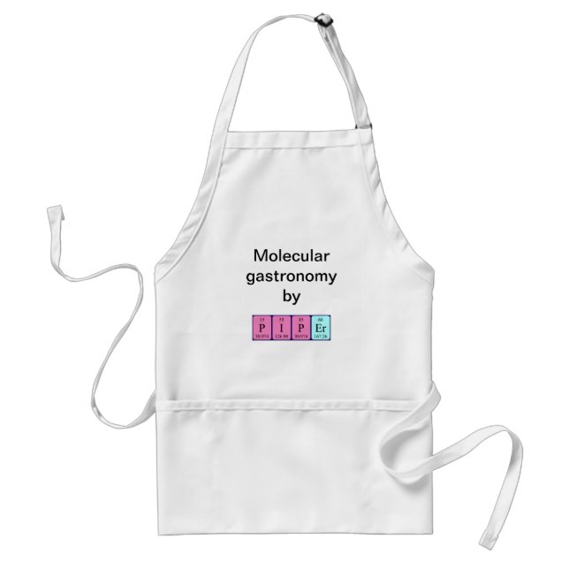 Piper periodic table name apron (Front)