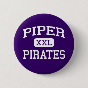 Piper - Pirates - High School - Kansas City Kansas 2 Inch Round Button