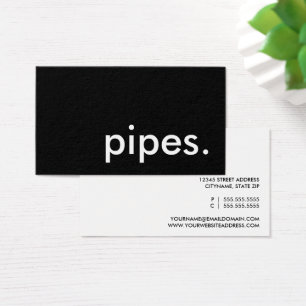 pipes. (colour customizable)