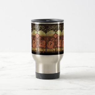 Pipes of Pan - Jugend Magazine May 1896 Travel Mug