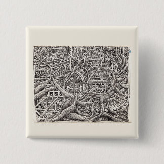 Pipescape, by Brian Benson 2 Inch Square Button