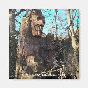 Pipestone, aimant de monument de manganèse