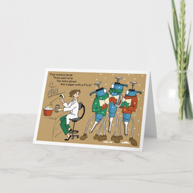 Pipet Carolers Card (Front)