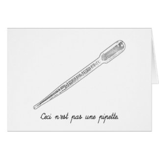 Pipette d'Une de Pas de Ceci N'est