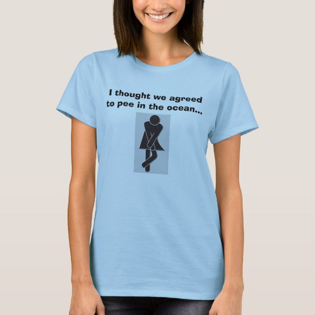 Pipi dans le T-shirt d'océan (Devant)