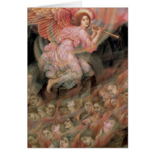 Piping Angel aux âmes en enfer par Evelyn De Morga