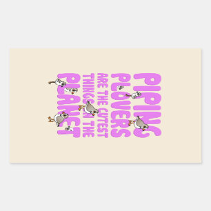 Piping Plovers are the Cutest Things on the Planet Sticker