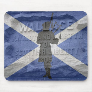 Pipper Tribute - Willam Wallace Scotland patriot Mouse Pad