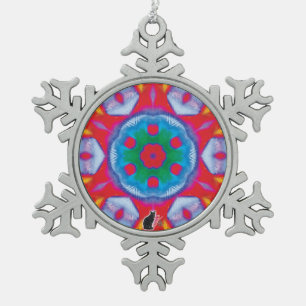 Pippin Kaleidoscope Snowflake Ornament