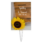 Mariage campagnard rustique tournesol et voile