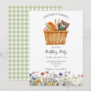 Pique-nique Enfant Anniversaire Invitation En vich