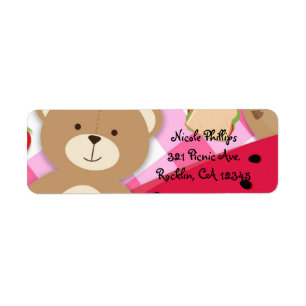 Pique-nique Pique-Nique Ours Rosé Anniversaire Inv