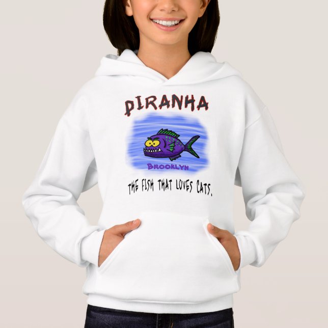 Piranha fish cartoon (Front)