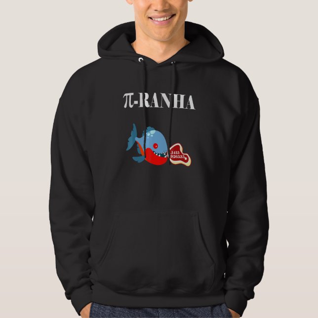 Piranha Fish Math Hoodie (Front)