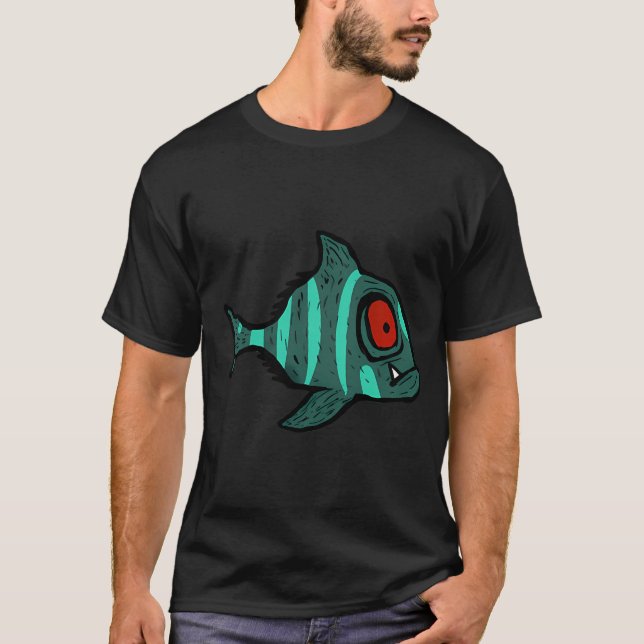 piranha fish T-Shirt (Front)