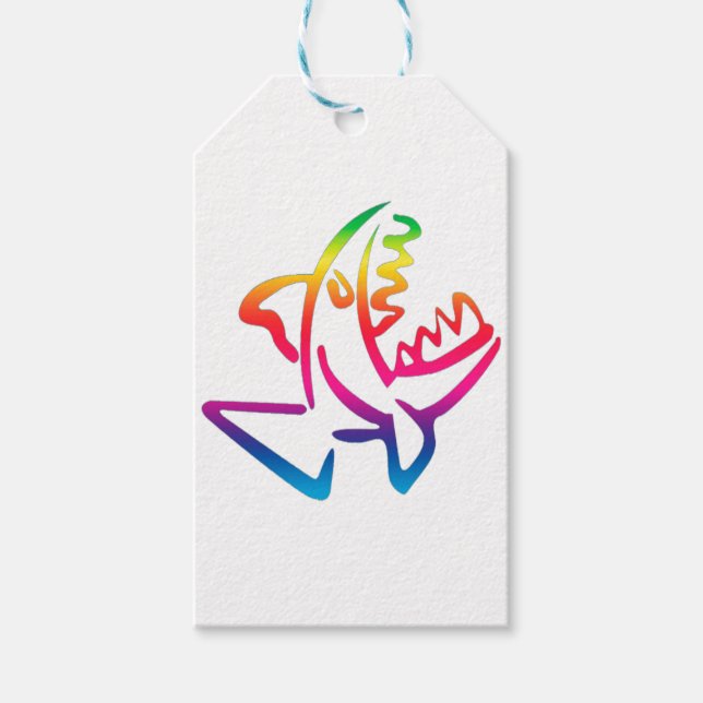 Piranha Gift Tags (Front)