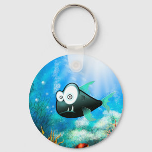 piranha keychain