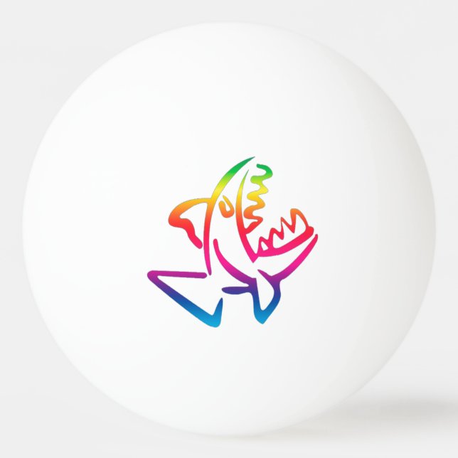 Piranha Ping Pong Ball (Front)