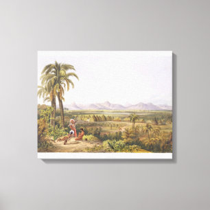 Pirara and Lake Amucu, the Site of El Dorado, from Canvas Print