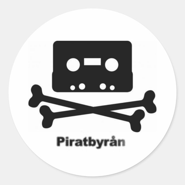 piratbyran logo sticker (Front)