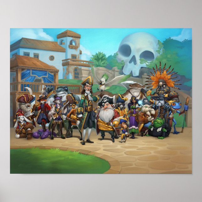 Pirate101 Skull Island Roster Poster (Front)